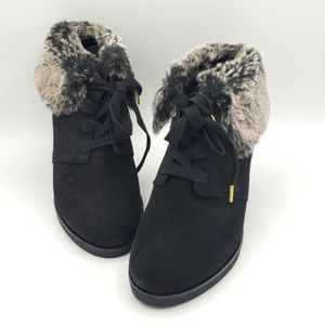 Cole Haan Coraline Waterproof Ankle Boots, Black, NWOB